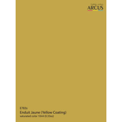 Arcus A783 Acrylic Paint Enduit Jaune Yellow Coating Saturated Color 10ml