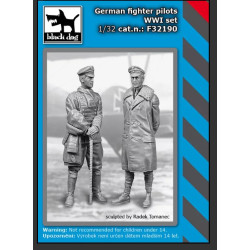 Black Dog F32190 1/32 German Fighter Pilots Ww I Set
