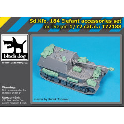 Black Dog T72188 1/72 Sd Kfz 184 Elefant Accessories Set For Dragon