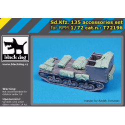 Black Dog T72196 1/72 Sd Kfz 135 Accessories Set For Rpm