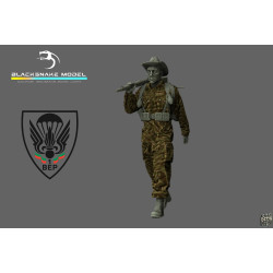 Black Snake Bep-07 1/35 Paratrooper Of The 1st Bep Foreign Legion Resin Figure