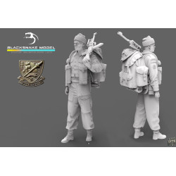 Black Snake K-06 1/35 Rifleman Commando Kieffer Kit 6 Resin Figure Kit