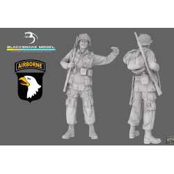 Black Snake St-16 1/35 101st Airborne Soldier Ww2 D-day Resin Figure Kit