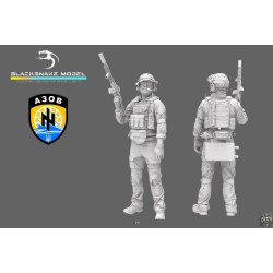 Black Snake Uks-02 1/35 Ukrainian Soldier Resin Figure