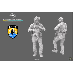 Black Snake Uks-03 1/35 Ukrainian Soldier Resin Figure