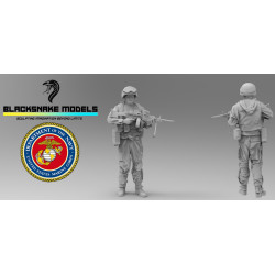 Black Snake Usmc-12 1/35 Us Marines Operation Iraqi Freedom Resin Figure Kit
