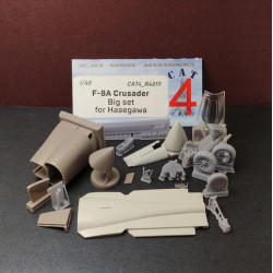 Cat4-r48111 1/48 F 8a Crusader Big Set For Hasegawa