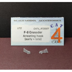 Cat4-r72007 1/72 F8 Crusader Arresting hook (early + late)