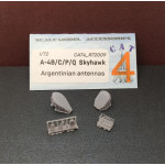 Cat4-r72009 1/72 A 4b C P Q Skyhawk Argentinian Antennas Accessories Kit