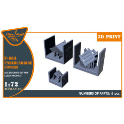 Clear Prop Cpa72168 1/72 F-86a Undercarriage Covers For Cp Kits