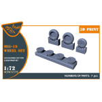 Clear Prop Cpa72175 1/72 Mig-19 Wheel Set For Cp Kits