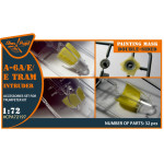 Clear Prop Cpa72197 1/72 A-6a/E/E Tram Intruder Double-sided Painting Mask On Yellow Kabuki Paper For Trumpeter Kit