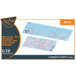 Clear Prop CPD72010 1/72 MiG-23ML, MLA standard stencils for grey paint schemes
