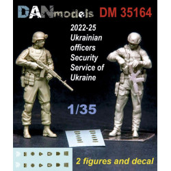 Dan Models 35164 1/35 Ukrainian Officers Security Service Of Ukraine 2022-25 /2 Figures And Decal/