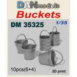 Dan Models 35325 1/35 Buckets 10 Pcs 6/4 3d Print