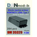 Dan Models 35329 1/35 Blocks Reactive Armor Kontakt 1 Era Type 1 3d Print 264 Pcs