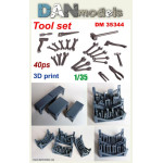 Dan Models 35344 1/35 Tool Set 40 Ps 3d Print Accessories Model Kit