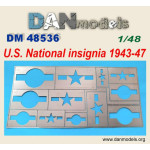 Dan Models 48536 1/48 Stencil For Applying Ammunition For Us Airmen 1943-47 Ww2