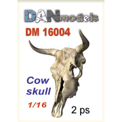 Dan Models 16004 1/16 Cow Skull Set Of 2pcs Resin 3dprinting Material For Dioramas