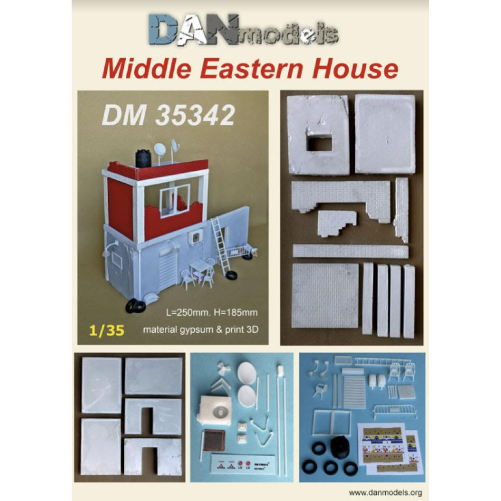 送料無料 ギフト 1/35 35342 Models Dan Middle is material The house. Eastern 建築物