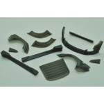 Diolex Dp24003 1/24 3d Print Clinched Flares 2015 Mustang Body Kit Transkit For Tamiya