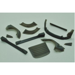Diolex Dp24003 1/24 3d Print Clinched Flares 2015 Mustang Body Kit Transkit For Tamiya