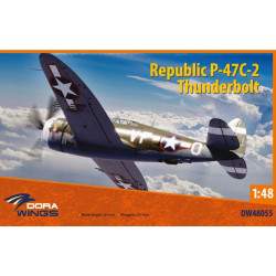 Dora Wings 48055 1/48 Republic P-47c-2 Thunderbolt Plastic Model Kit