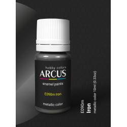 Arcus 090 Enamel Paint Metallic Color Iron Saturated Color 10ml