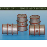 Eureka E-012 1/35 German 200 L Fuel Drums Set 2 4 Pcs Resin