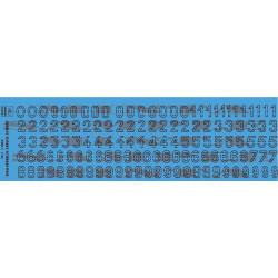 Had Models 035027 1/35 Decal For German Ww2 Turret Numbers Part 7