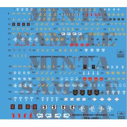 Had Models 035035 1/35 Decal For German Ww2 Division Symbols Dubble Sheet
