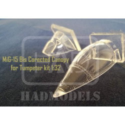 Had Models 13213 1/32 Mig-15 Bis Correct Canopy For Trumpeter Kit Resin Set