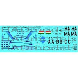 Had Models 144050 1/144 Decal For Il-14 M Malev Accessories Kit