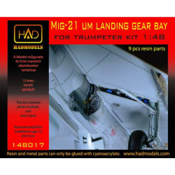 Had Models 148017 1/48 Mig-21 Um Landing Gear Bay Set For Trumpeter Resin Set