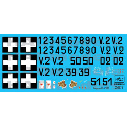 Had Models 32074 1/32 Decal For Cr-42 Royal Hungarian Air Force With Cross Insignias For Icm