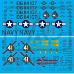 Had Models 32096 1/32 Decal For F-14a Black Aces The Final Countdown