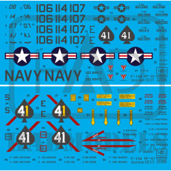 Had Models 32096 1/32 Decal For F-14a Black Aces The Final Countdown