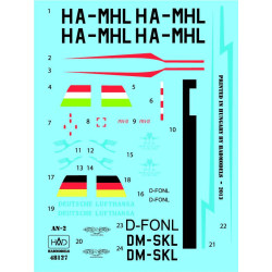 Had Models 48127 1/48 Decal For An-2 Accessories For Aircraft