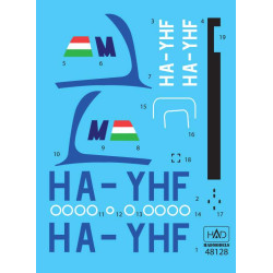 Had Models 48128 1/48 Decal For An-2 Malev Old Ha-yhf Accessories For Aircraft