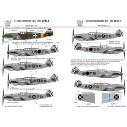 Had Models 48168 1/48 Decal Bf 109 B/D Accessories For Aircraft