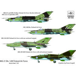 Had Models 48180 1/48 Decal For Mig-21 Bis/Um Finland- Air Force