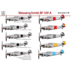 Had Models 48184 1/48 Decal For Messerschmitt Bf 109 A V3 6 1 6-1 6-2 6-15