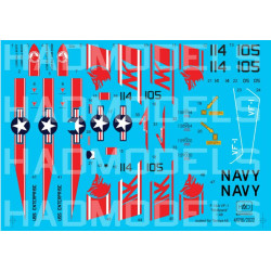 Had Models 48218 1/48 Decal For F-14a Vf-1 Wolfpack Uss Enterprise