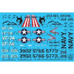 Had Models 48223 1/48 Decal F-4j Phantom Vf 74 Be-devilers Uss Nimitz 70s Part 1