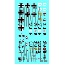 Had Models 72153 1/72 Decal For Bf 110 D-3 Part 2 Accessories Kit