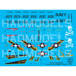 Had Models 72251 1/72 Decal For F-14a Jolly Rogers The Final Countdown In Action