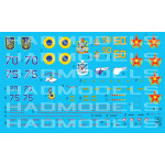 Had Models 72258 1/72 Decal For Su-27 Ub Ukrainian And Kazakh