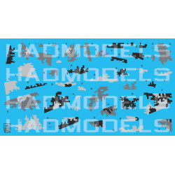 Had Models 72264 1/72 Decal For Su-25 Ukrainian Digit Camouflage Part1