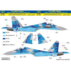 Had Models M72002 1/72 Painting Mask For Su-27 Ubm-1 Ukrainian Digital Camouflage