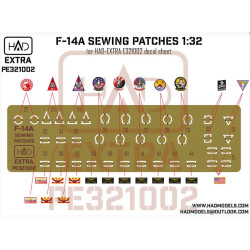 Had Models Pe321002 1/32 F14a Sewing Patches Vf-1 Vf-84 Vf-111 Photo-etched Part